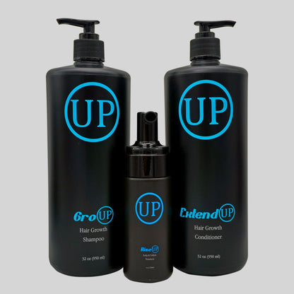 3 Piece Hair Growth System (32oz) w/ FREE Hold UP